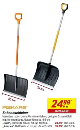 toom Baumarkt FISKARS Schneeschieber Angebot