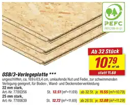 toom Baumarkt OSB/3-Verlegeplatte Angebot