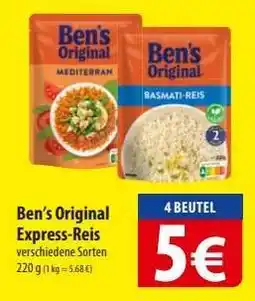 Famila Nord Ost Ben’s Original Express Reis Angebot