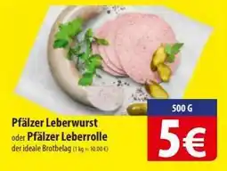 Famila Nord Ost Pfälzer Leberwurst oder Pfälzer Leberrolle Angebot
