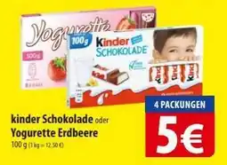Famila Nord Ost Kinder Schokolade oder Yogurette Erdbeere Angebot