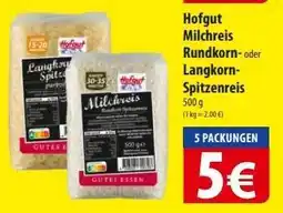 Famila Nord Ost Hofgut Milchreis Rundkorn- oder Langkorn-Spitzenreis Angebot