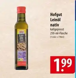 Famila Nord Ost Hofgut Leinöl nativ Angebot