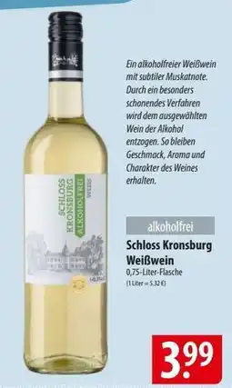 Famila Nord Ost Schloss Kronsburg Weißwein Angebot