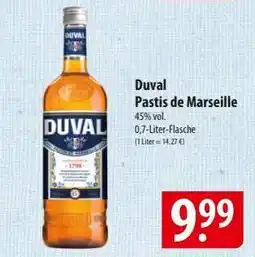 Famila Nord Ost Duval Pastis de Marseille Angebot