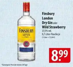Famila Nord Ost Finsbury London Dry Gin oder Wild Strawberry Angebot
