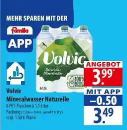Famila Nord Ost Volvic Mineralwasser Naturelle Angebot