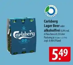 Famila Nord Ost Carlsberg Lager Beer Angebot