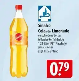 Famila Nord Ost Sinalco Cola oder Limonade Angebot