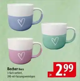 Famila Nord Ost Becher Herz Angebot