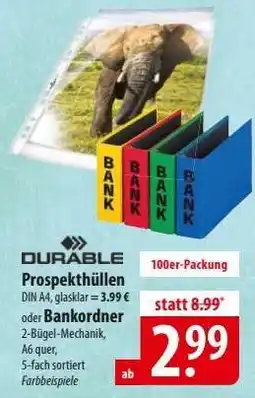 Famila Nord Ost Prospekthüllen oder Bankordner Angebot