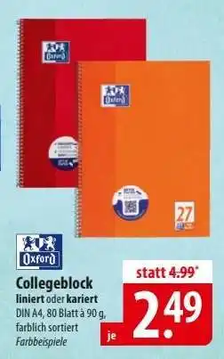 Famila Nord Ost Collegeblock Angebot