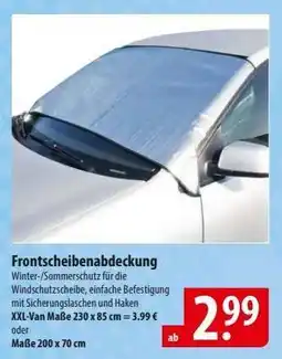Famila Nord Ost Frontscheibenabdeckung Angebot
