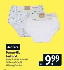 Famila Nord Ost 4er-Pack Damen-Slip bedruckt Angebot