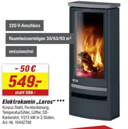 toom Baumarkt Elektrokamin ,,Leros" Angebot