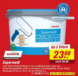 toom Baumarkt Superweiß Angebot