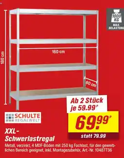 toom Baumarkt XXL- Schwerlastregal Angebot