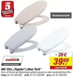 toom Baumarkt WC-Sitz,,Topeka"/,,New York" Angebot