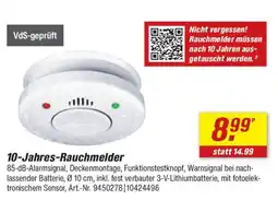toom Baumarkt 10-Jahres-Rauchmelder Angebot