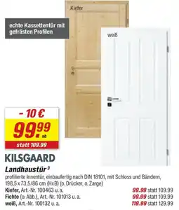 toom Baumarkt KILSGAARD Landhaustür Angebot