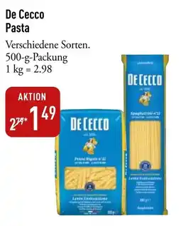 Galeria Markthalle De Cecco Pasta Angebot