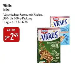 Galeria Markthalle Dr. Oetker Vitalis Müsli Angebot