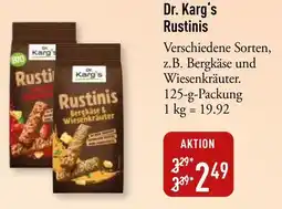 Galeria Markthalle Dr. Karg's Rustinis Angebot