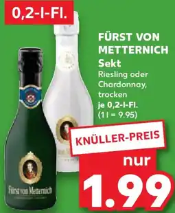 Kaufland FÜRST VON METTERNICH Sekt Angebot