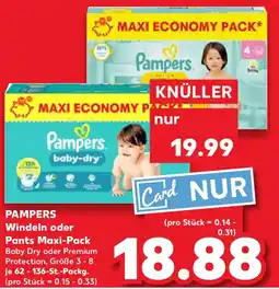 Kaufland PAMPERS Windeln oder Pants Maxi-Pack Angebot