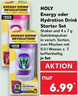 Kaufland HOLY Energy oder Hydration Drink Starter Set Angebot