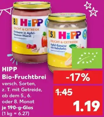Kaufland HIPP Bio-Fruchtbrei Angebot