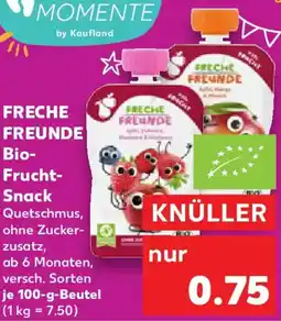 Kaufland FRECHE FREUNDE Bio Frucht Snack Angebot