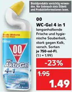 Kaufland 00 WC-Gel 4 in 1 Angebot