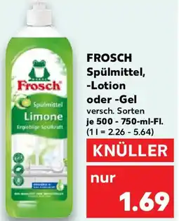 Kaufland FROSCH Spülmittel, Lotion oder Gel Angebot