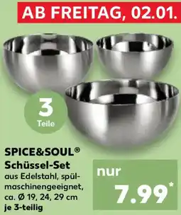 Kaufland SPICE&SOUL Schüssel-Set Angebot