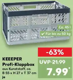 Kaufland KEEEPER Profi-Klappbox Angebot