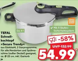 Kaufland TEFAL Schnellkochtopf Secure Trendy Angebot