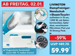 Kaufland LIVINGTON Dampfreiniger- Handschuh Steam Touch Angebot