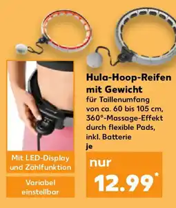 Kaufland Hula-Hoop-Reifen mit Gewicht Angebot