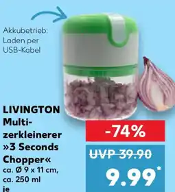 Kaufland LIVINGTON Multizerkleinerer 3 Seconds Chopper Angebot