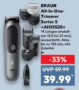 Kaufland BRAUN All-In-One- Trimmer Series 5 AIO5520 Angebot