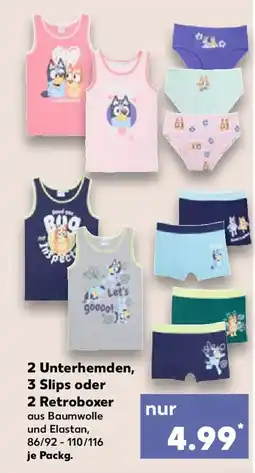 Kaufland 2 Unterhemden, 3 Slips oder 2 Retroboxer Angebot