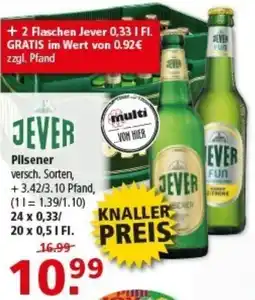 Multi Markt JEVER Pilsener Angebot