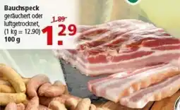 Multi Markt Bauchspeck geräuchert oder luftgetrocknet Angebot