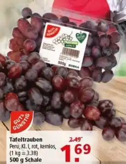 Multi Markt GUT&GUNSTIG Tafeltrauben Angebot