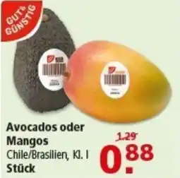 Multi Markt GUT& GUNSTIG Avocados oder Mangos Angebot