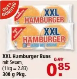 Multi Markt GUT& GÜNSTIG XXL Hamburger Buns Angebot
