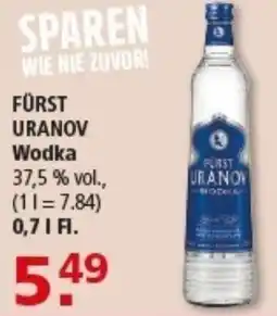 Multi Markt FÜRST URANOV Wodka Angebot