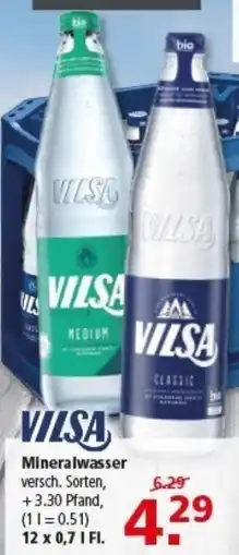 Multi Markt VILSA Mineralwasser Angebot