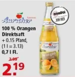 Multi Markt 100% Orangen Direktsaft Angebot